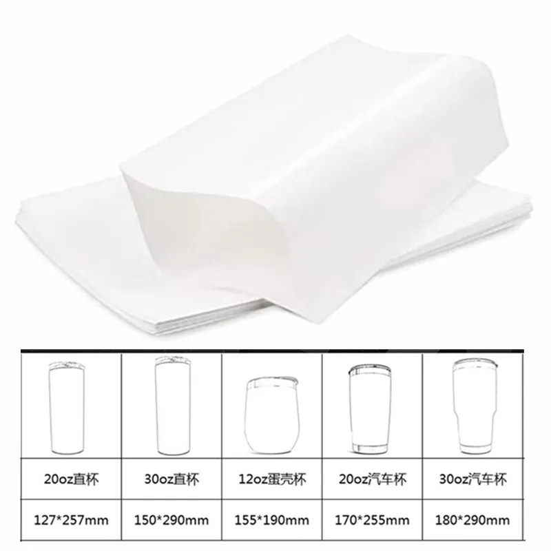 White Sublimation Shrink Wrap Film Wrap Sleeve For Sublimation Bottles Heat  Press Printing For Tumbler Mugs Shrink Wrapping From Paulelectronic, $0.23